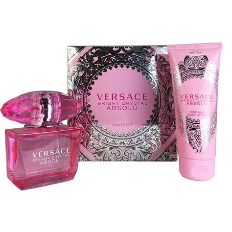 versace bright crystal absolu gift set boots|Versace Bright Crystal without cap.